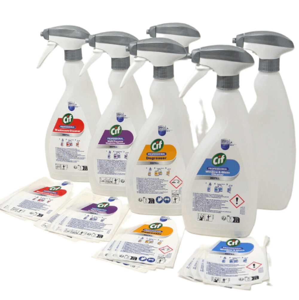 Kit sticle dozare CIF Professional 6 buc/set Kit sticle dozare CIF Professional 6 buc/set