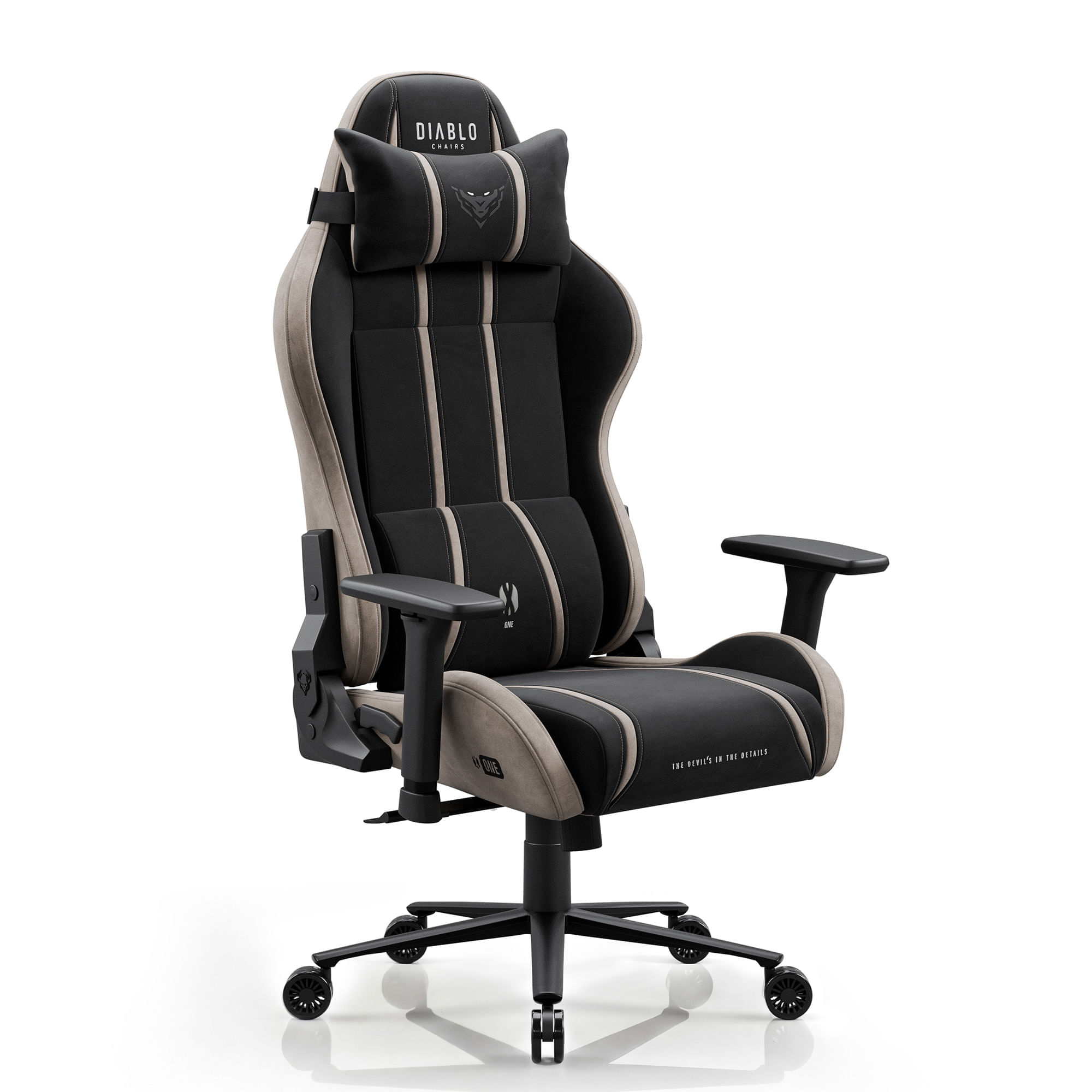 Scaun gaming textil negru-bej Diablo X-One 2.0 Camel Black King Scaun gaming textil negru-bej Diablo X-One 2.0 Camel Black King