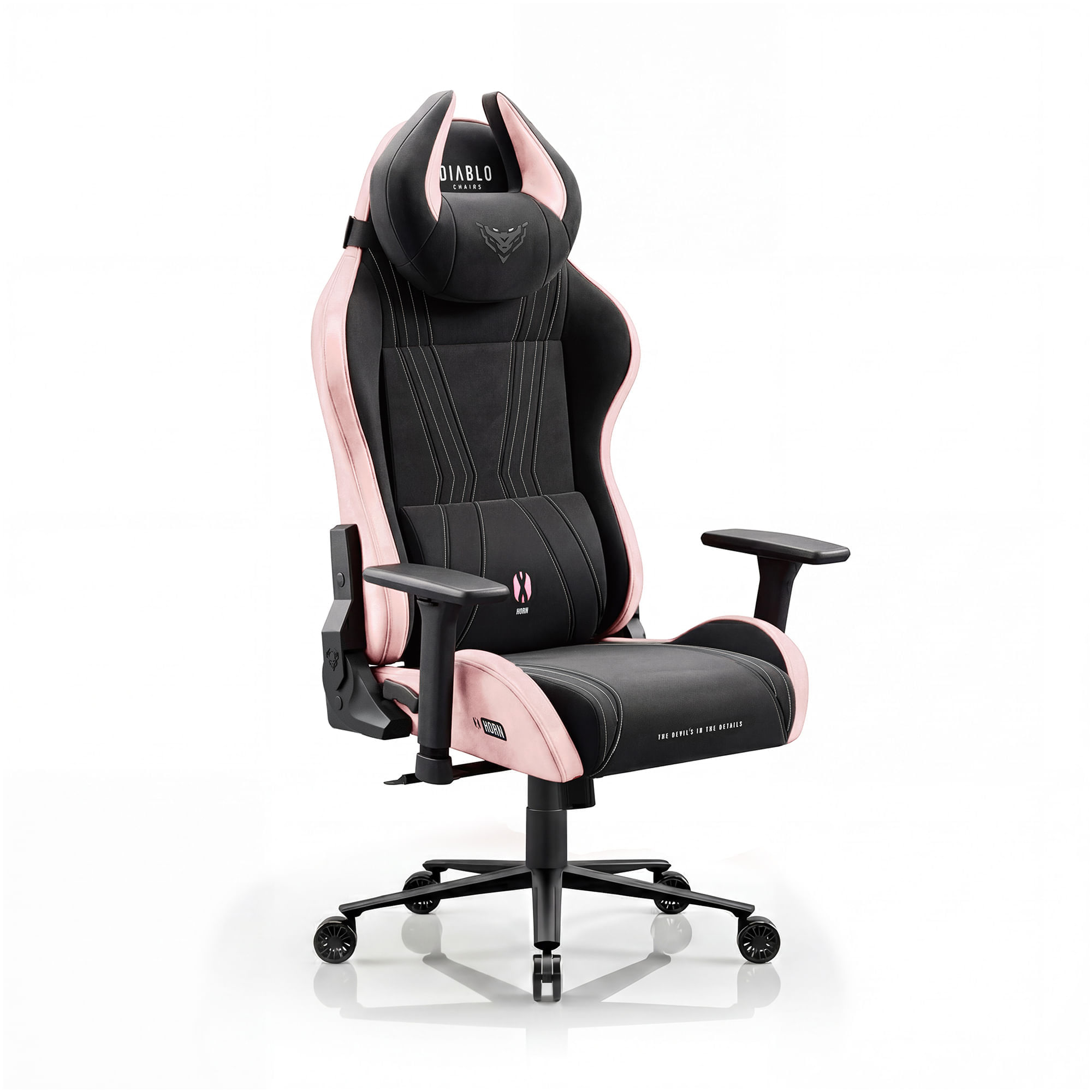 Scaun gaming textil negru-roz Diablo X-Horn 2.0 Akira Pink Normal Scaun gaming textil negru-roz Diablo X-Horn 2.0 Akira Pink Normal