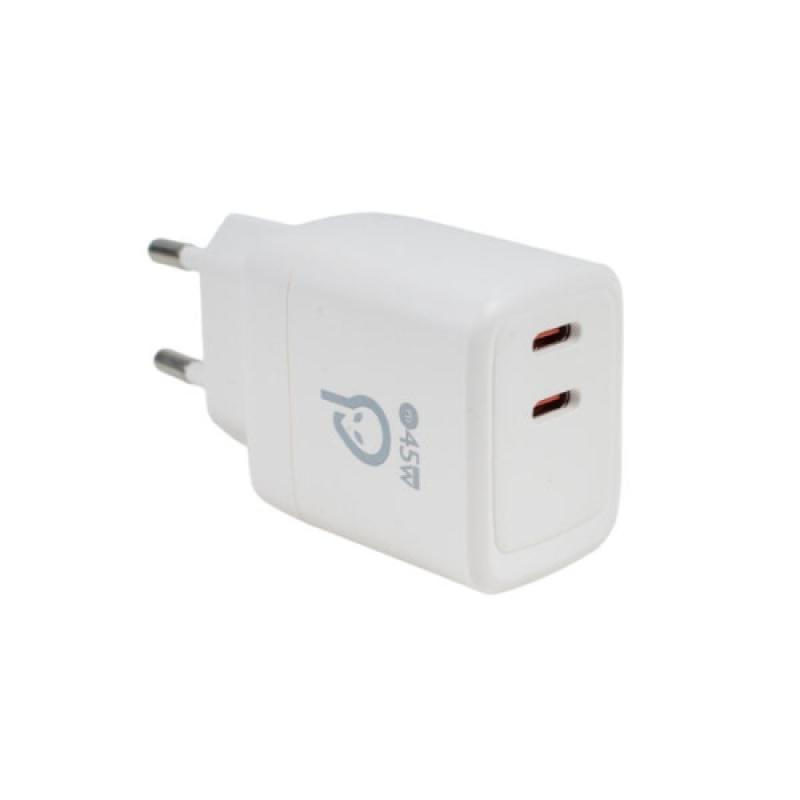 Incarcator retea Spacer GaN, 2 x USB 45W Incarcator retea Spacer GaN, 2 x USB 45W