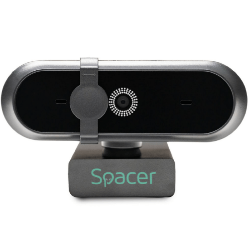 Camera web Spacer 1080P, negru Camera web Spacer 1080P, negru