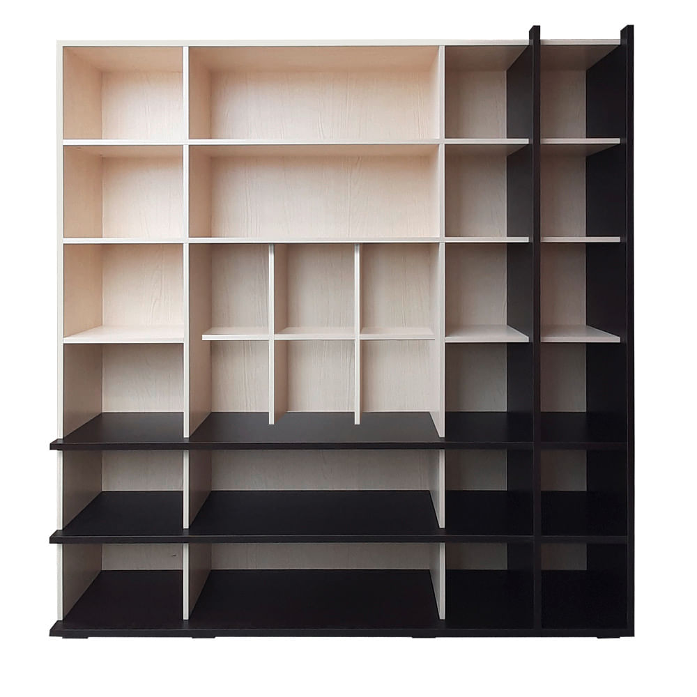 Bibliotecă Girona New PAL Wenge/Mesteacan 204x35x216.5 cm Bibliotecă Girona New PAL Wenge/Mesteacan 204x35x216.5 cm