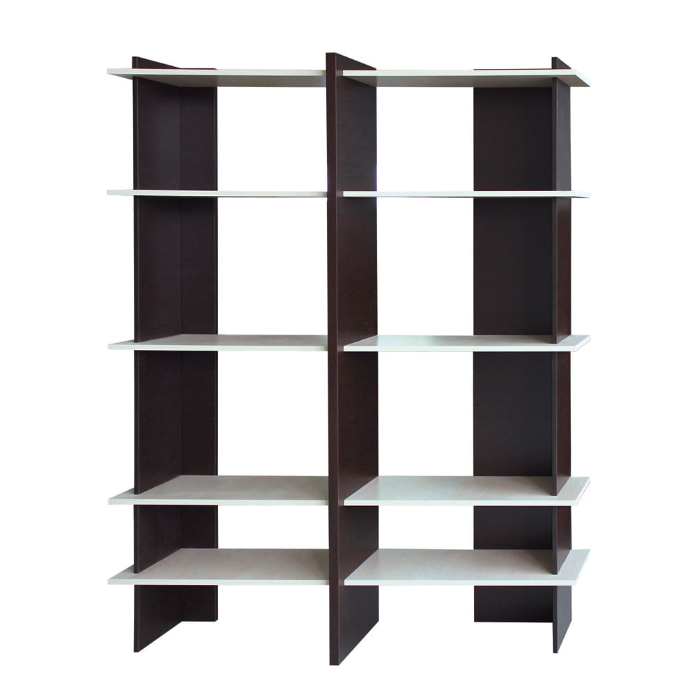 Etajeră Noville PAL Wenge/Montreal 186x31x205 cm Etajeră Noville PAL Wenge/Montreal 186x31x205 cm