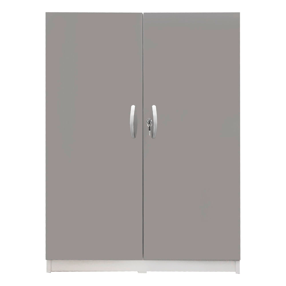 Dulap pentru bibliorafturi PAL alb/gri 80x38x121 cm Dulap pentru bibliorafturi PAL alb/gri 80x38x121 cm