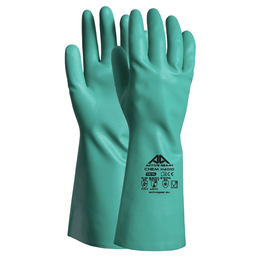 Manusi protectie chimica nitril verde Active Gear marimea 11 Manusi protectie chimica nitril verde Active Gear marimea 11