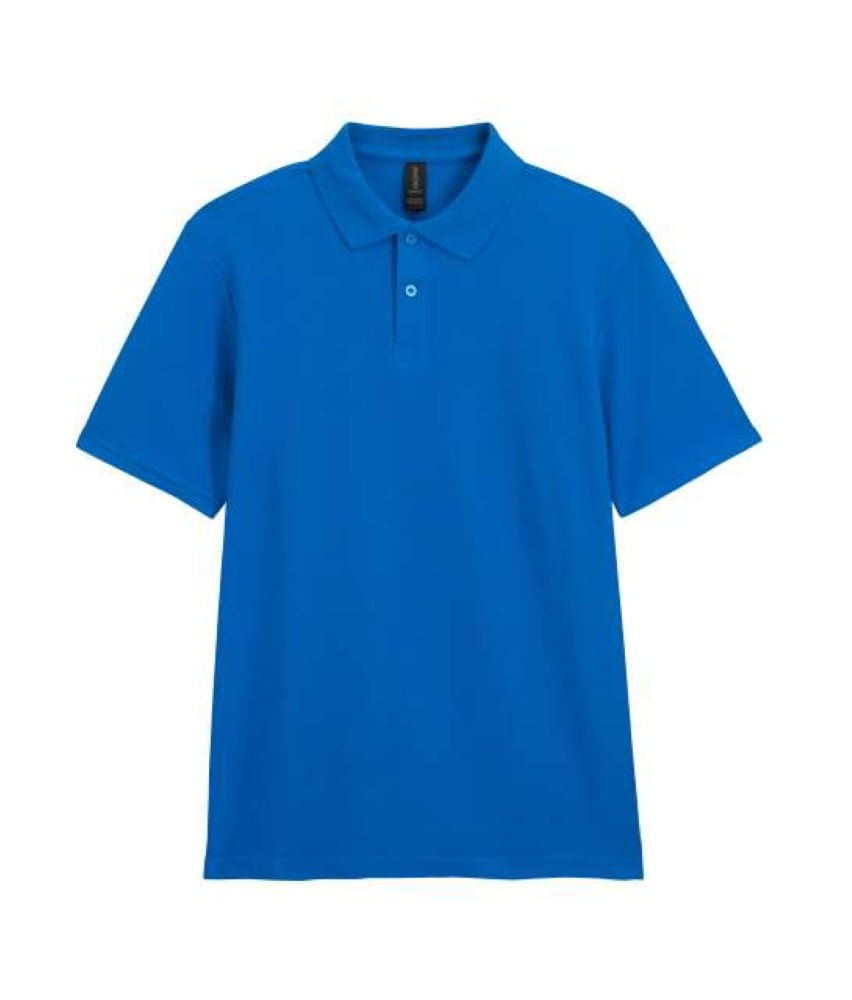 Tricou polo piqué dublu Softstyle Gildan diverse marimi Tricou polo piqué dublu Softstyle Gildan diverse marimi albastru L