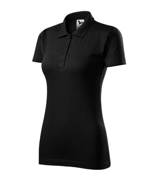 Tricou polo damă Single Jersey bumbac Malfini Single J. negru mărimea M Tricou polo damă Single Jersey 100% bumbac Malfini Single J. negru mărimea M
