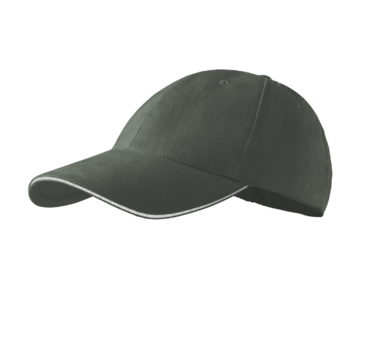Șapcă 6 paneluri Twill 100% bumbac Malfini Sandwich 6P 306 gri Șapcă 6 paneluri Twill 100% bumbac Malfini Sandwich 6P 306 gri ardezie