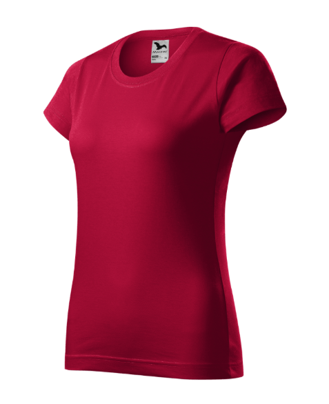 Tricou damă mânecă scurtă 100% bumbac Malfini Basic 134 Tricou damă mânecă scurtă 100% bumbac Malfini Basic 134 rosu 2XL