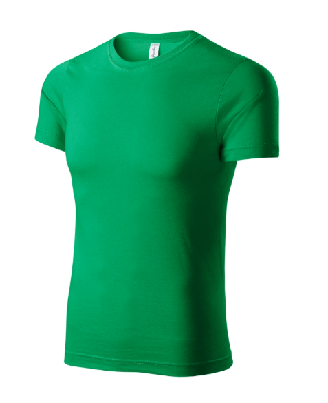 Tricou unisex mânecă scurtă 100% bumbac Piccolio Paint P73 verde mediu Tricou unisex mânecă scurtă 100% bumbac Piccolio Paint P73 verde mediu M