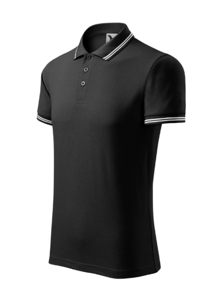 Tricou polo bărbați mânecă scurtă bumbac/poliester Pique Malfini Urban 219 negru Tricou polo bărbați mânecă scurtă bumbac/poliester Pique Malfini Urban 219 negru