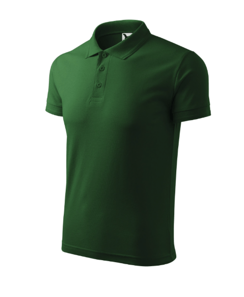 Tricou polo bărbați mânecă scurtă bumbac/poliester Malfini Pique 203 verde sticlă Tricou polo bărbați mânecă scurtă bumbac/poliester Malfini Pique 203 verde sticlă L