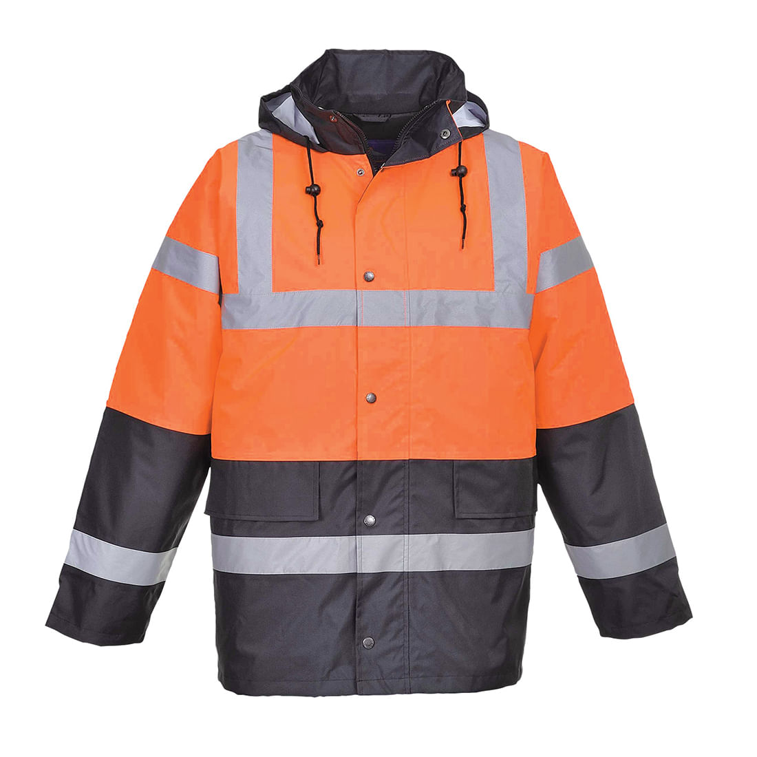 Jachetă de protectie iarnă Hi-Vis Portwest Traffic S467 portocaliu/bleumarin mărimea XL Jachetă de protectie iarnă Hi-Vis Portwest Traffic S467 portocaliu/bleumarin mărimea XL