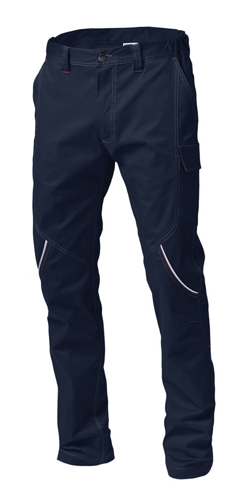 Pantaloni protecție bumbac/elastan talie Boston bluemarin mărimea L Pantaloni protecție bumbac/elastan talie Boston bluemarin mărimea L