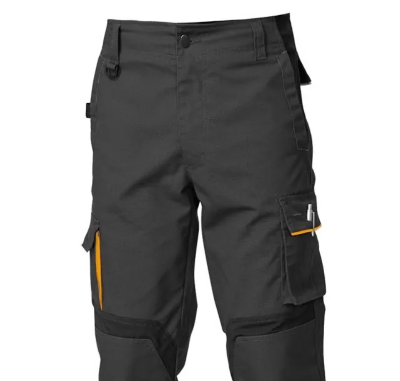 Pantaloni talie Explorer gri cu buzunare diverse mărimi Pantaloni talie Explorer gri cu buzunare diverse mărimi L