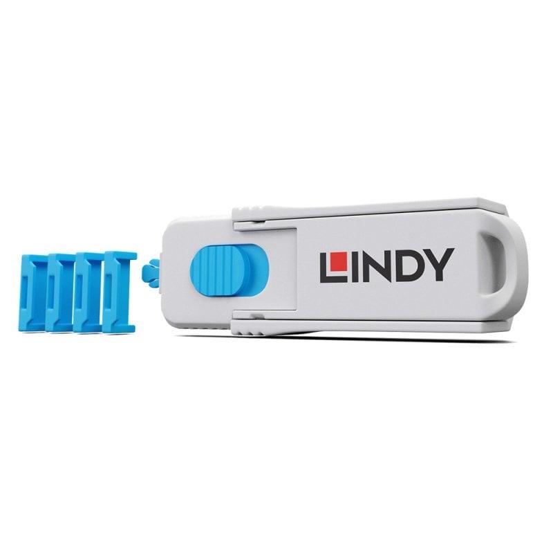 Lindy 4xHDMI port Blocker blue Lindy 4xHDMI port Blocker blue