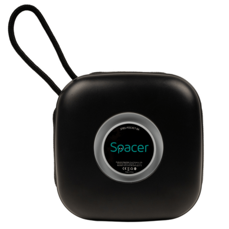 Boxa Spacer portabila, 5W RMS, 5h, negru Boxa Spacer portabila, 5W RMS, 5h, negru