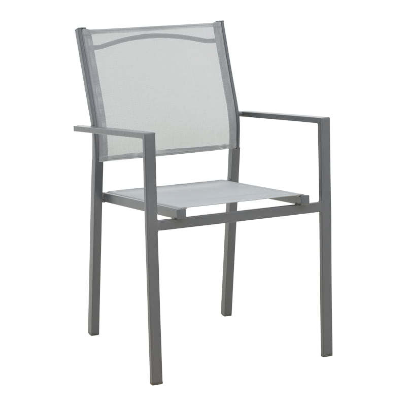 Fotoliu Confidence pakoworld antracit metal si textilena gri 54x54x86cm Fotoliu Confidence pakoworld antracit metal si textilena gri 54x54x8...