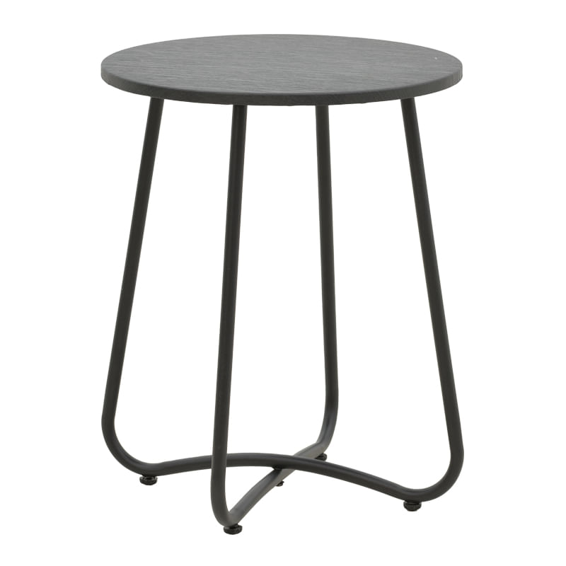 Masa Bramwell pakoworld metal gri inchis D40x50cm Masa Bramwell pakoworld metal gri inchis D40x50cm