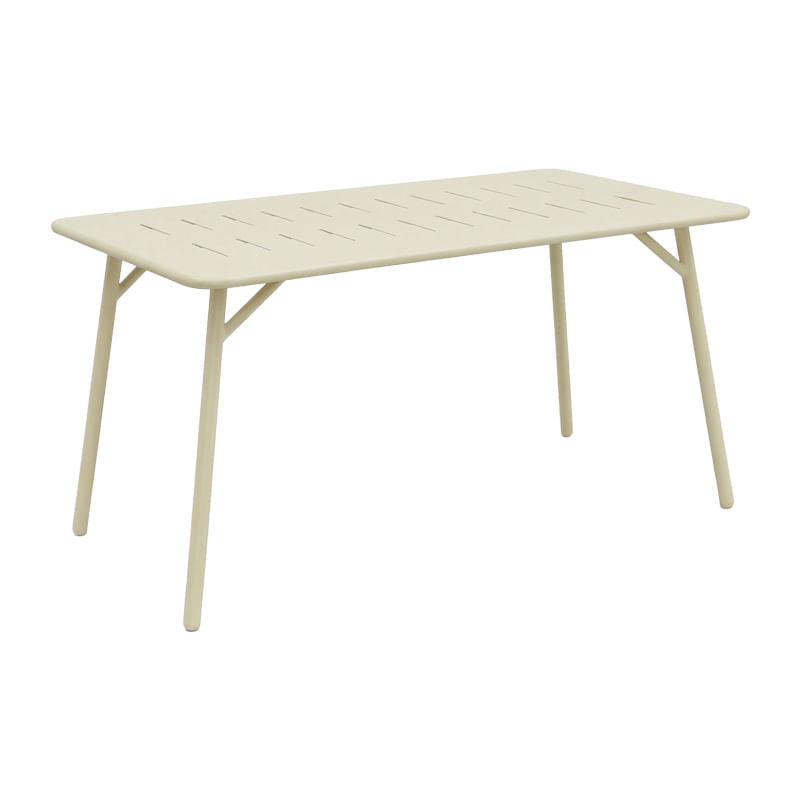 Masa Moraja pakoworld crem metal 140x80x70cm Masă Moraja pakoworld crem metal 140x80x70cm
