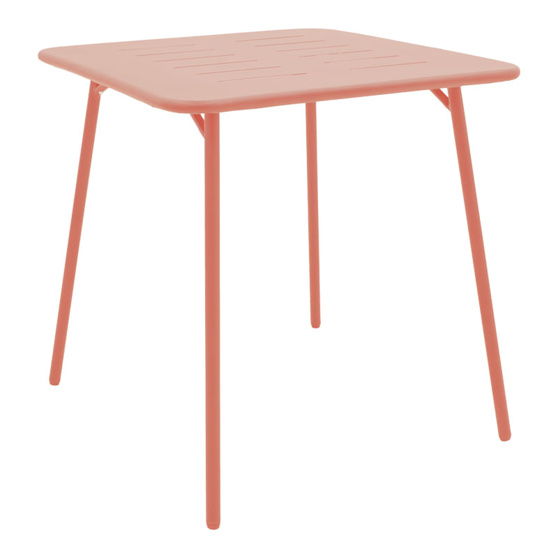 Masa Moraja pakoworld teracota metal 70x70x73cm Masa Moraja pakoworld teracota metal 70x70x73cm
