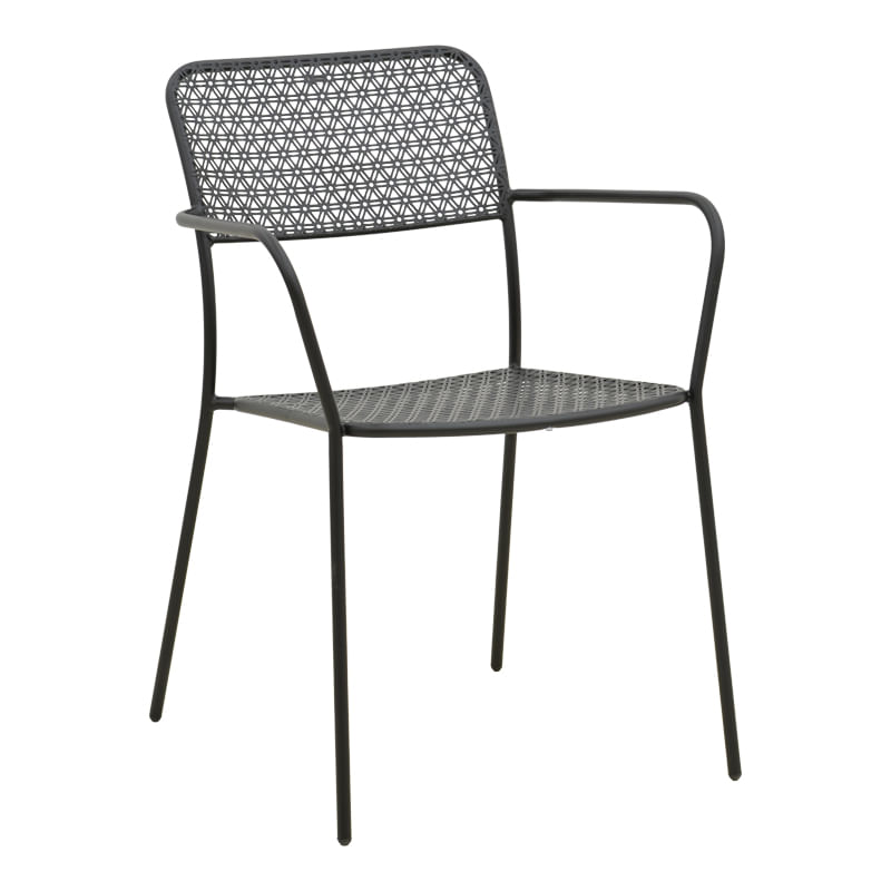 Scaun stivuibil Federal, pakoworld, negru, metal, 57x58x81.5cm Scaun stivuibil Federal, pakoworld, negru, metal, 57x58x81.5cm