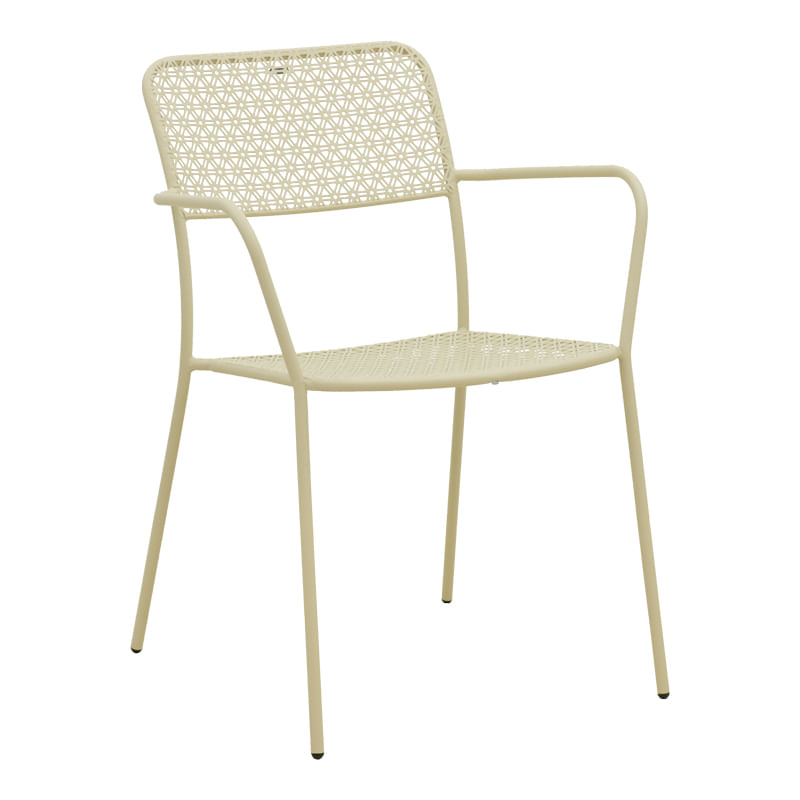 Scaun stivuibil Federal, pakoworld, crem, metal, 57x58x81.5cm Scaun stivuibil Federal, pakoworld, crem, metal, 57x58x81.5cm