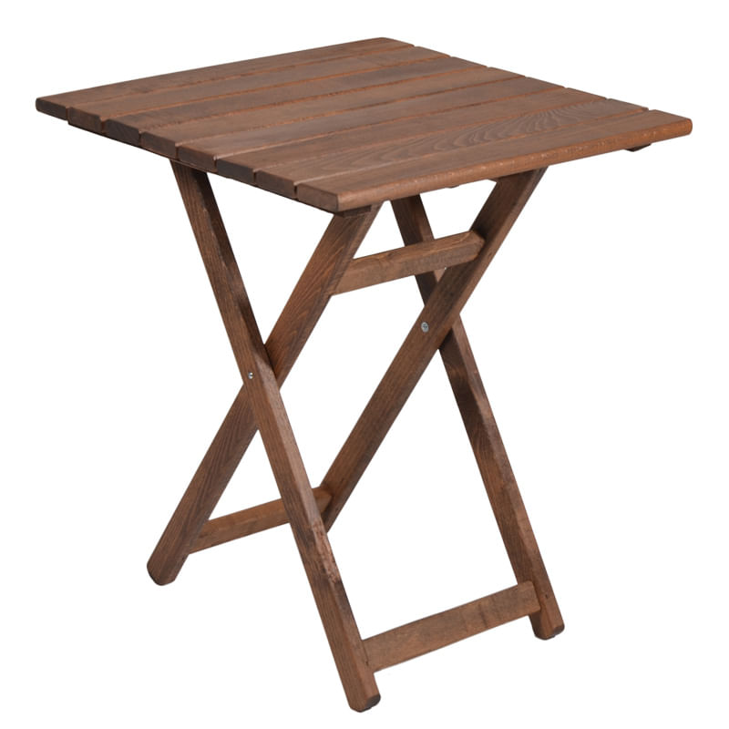 Masa Retto pakoworld faurita din lemn de fag si nuc, impregnata, 60x60x75cm Masa Retto pakoworld faurita din lemn de fag si nuc, impregnata,...