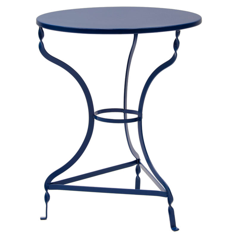 Masa Zappeion Table Noah pakoworld albastru metalizat D58x72cm Masa Zappeion Table Noah pakoworld albastru metalizat D58x72cm