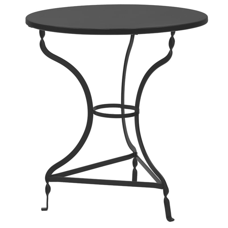 Masa Zappeion Table Noah pakoworld negru metalizat D70x72cm Masa Zappeion Table Noah pakoworld negru metalizat D70x72cm