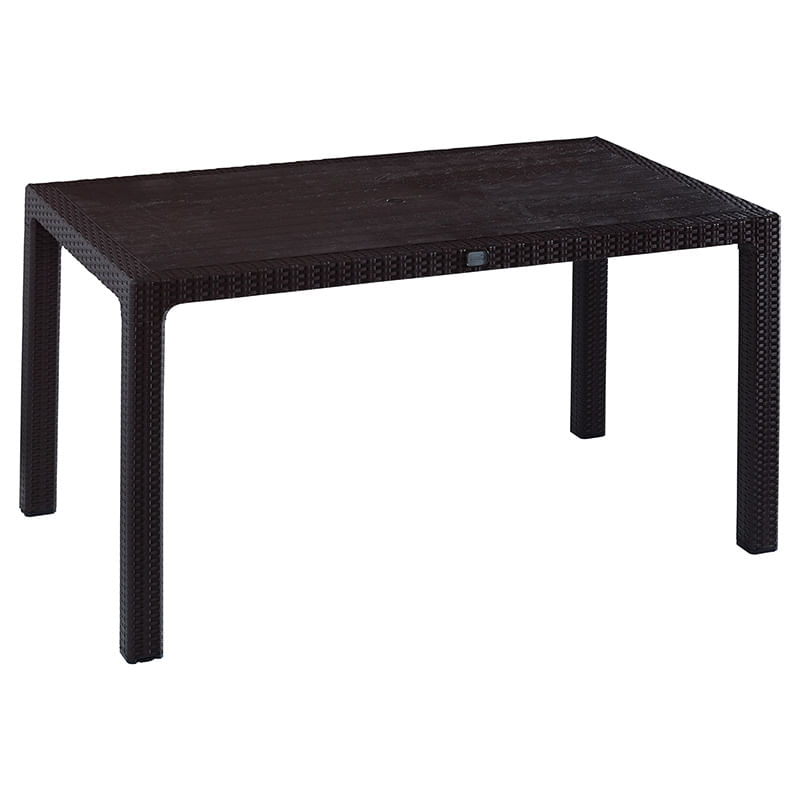 Masa Explore pakoworld cu protectie UV PP, culoare maro, 150x90x73.5cm Masă Explore pakoworld cu protecție UV PP, culoare maro, 150x90x73.5cm