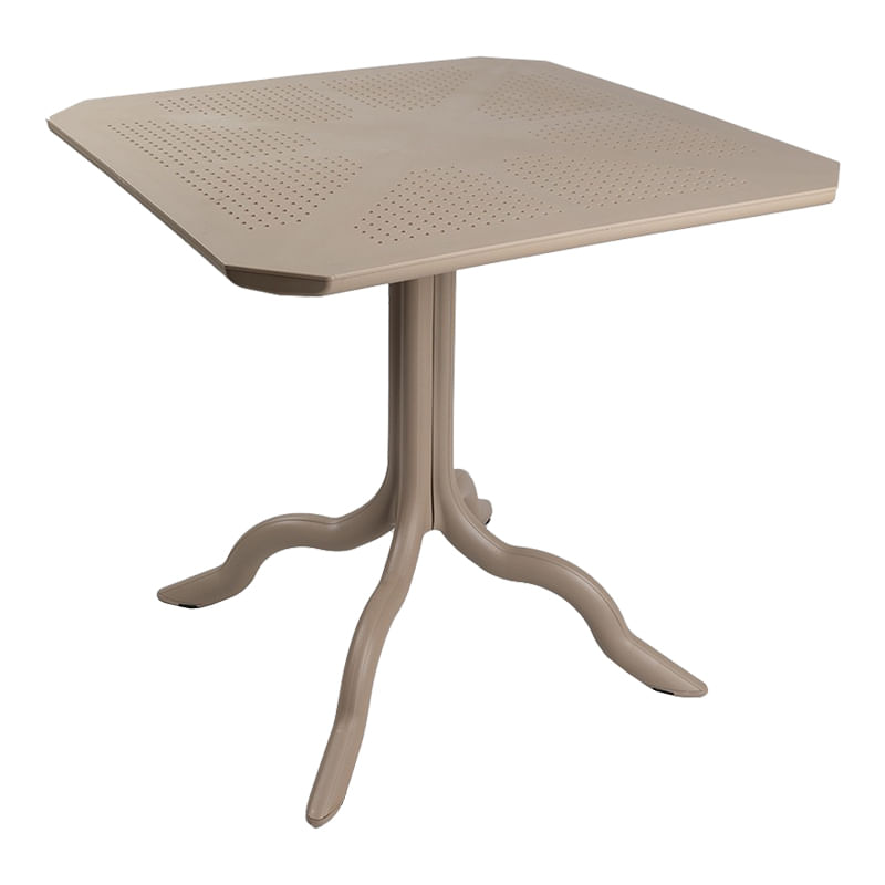 Pachet Icon Pakoworld PP masa in culoarea cappuccino 80x80x74.5cm Pachet Icon Pakoworld PP masă în culoarea cappuccino 80x80x74.5cm