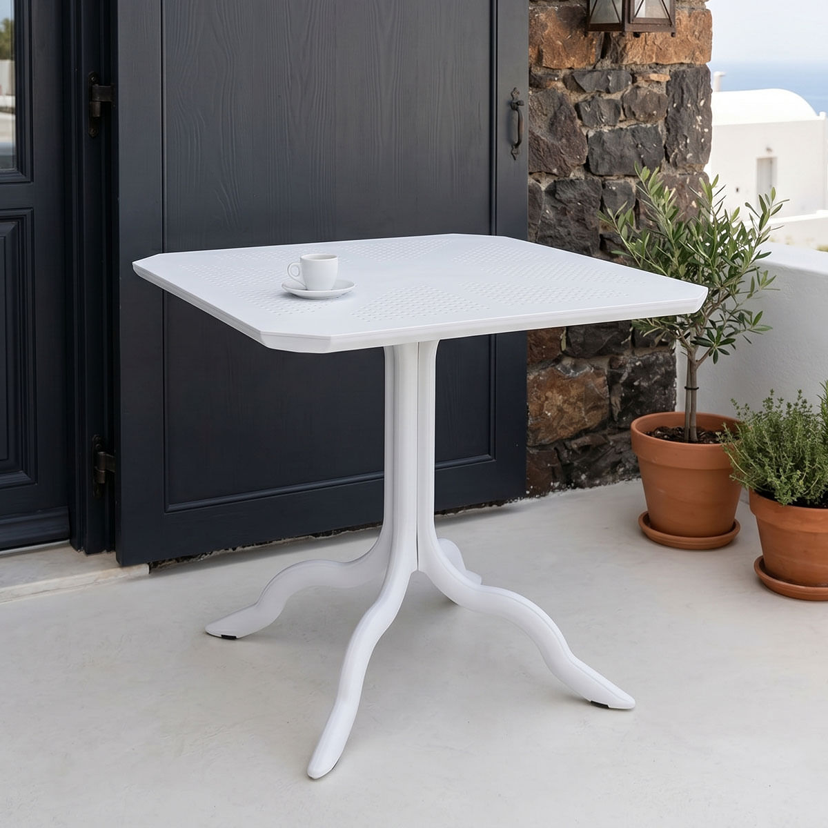 Pachet icon Pakoworld masa in culoarea alb, 80x80x74.5cm Pachet icon Pakoworld masa in culoarea alb, 80x80x74.5cm