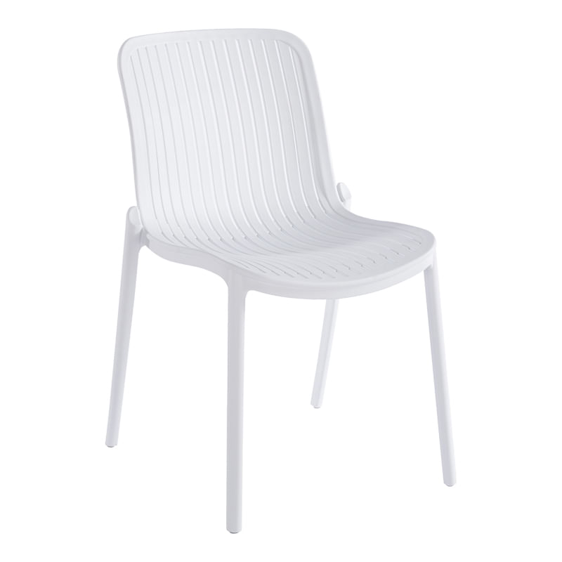 Scaun stivuibil Teragi Pakoworld PP cu protectie UV alb 58x43.5x82cm Scaun stivuibil Teragi Pakoworld PP cu protectie UV alb 58x43.5x82cm