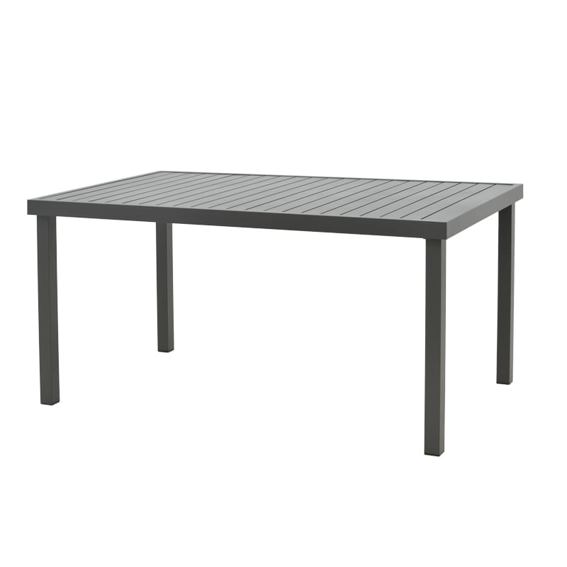 Masa Kliton pakoworld aluminiu gri inchis 150x80x74cm Masa Kliton pakoworld aluminiu gri inchis 150x80x74cm