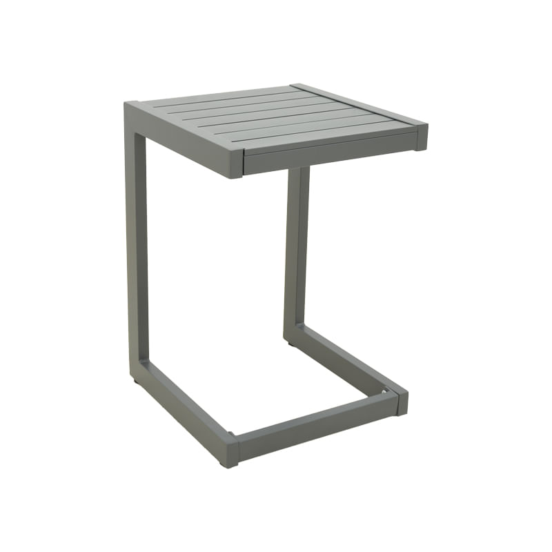 Masa Aether pakoworld din aluminiu in culoarea antracit 37,5x36,5x53cm Masa Aether pakoworld din aluminiu in culoarea antracit 37,5x36,5x53c...