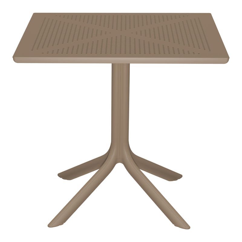 Groovy pakoworld perforat pp masa cappuccino 80x80x74cm Groovy pakoworld perforat pp masa cappuccino 80x80x74cm