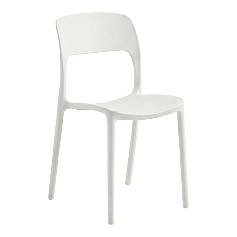 Scaun Zanna stivuibil Pakoworld PP alb 40x53x78cm Scaun Zanna stivuibil Pakoworld PP alb 40x53x78cm