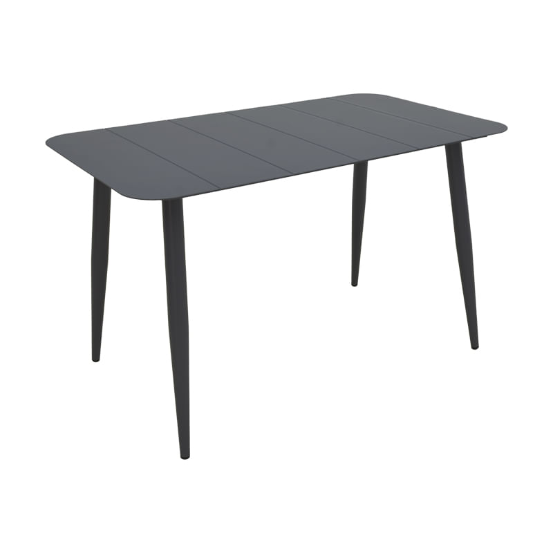 Masa Vista Pakoworld din aluminiu in nuanta neagra, 120x70x72cm Masa Vista Pakoworld din aluminiu în nuanță neagră, 120x70x72cm