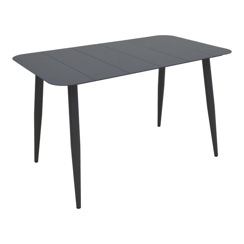 Masa Vista Pakoworld din aluminiu in nuanta neagra, 150x80x72cm Masa Vista Pakoworld din aluminiu în nuanță neagră, 150x80x72cm