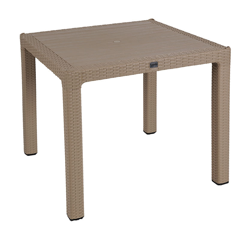 Masa Explore Pakoworld cu protectie UV, material PP, culoare cappuccino, 90x90x73.5 cm. Masă Explore Pakoworld cu protecție UV, material PP, culoare cappuccino, 90x90x73.5 cm.
