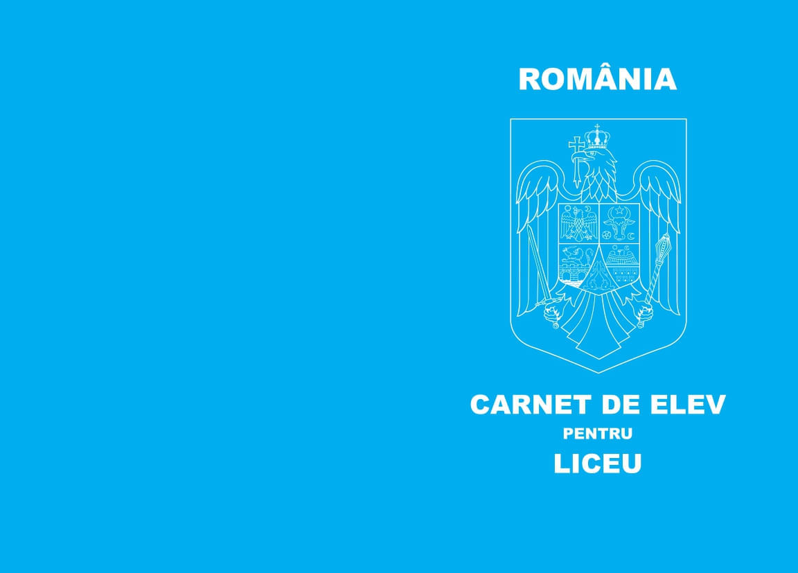 Carnet de elev pentru invatamantul liceal A6 coperta colorata Carnet de elev pentru invatamantul liceal A6 coperta colorata
