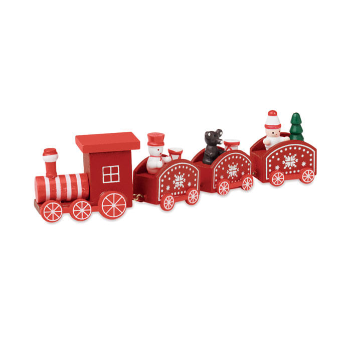 Tren de Craciun din lemn Tren de Craciun din lemn
