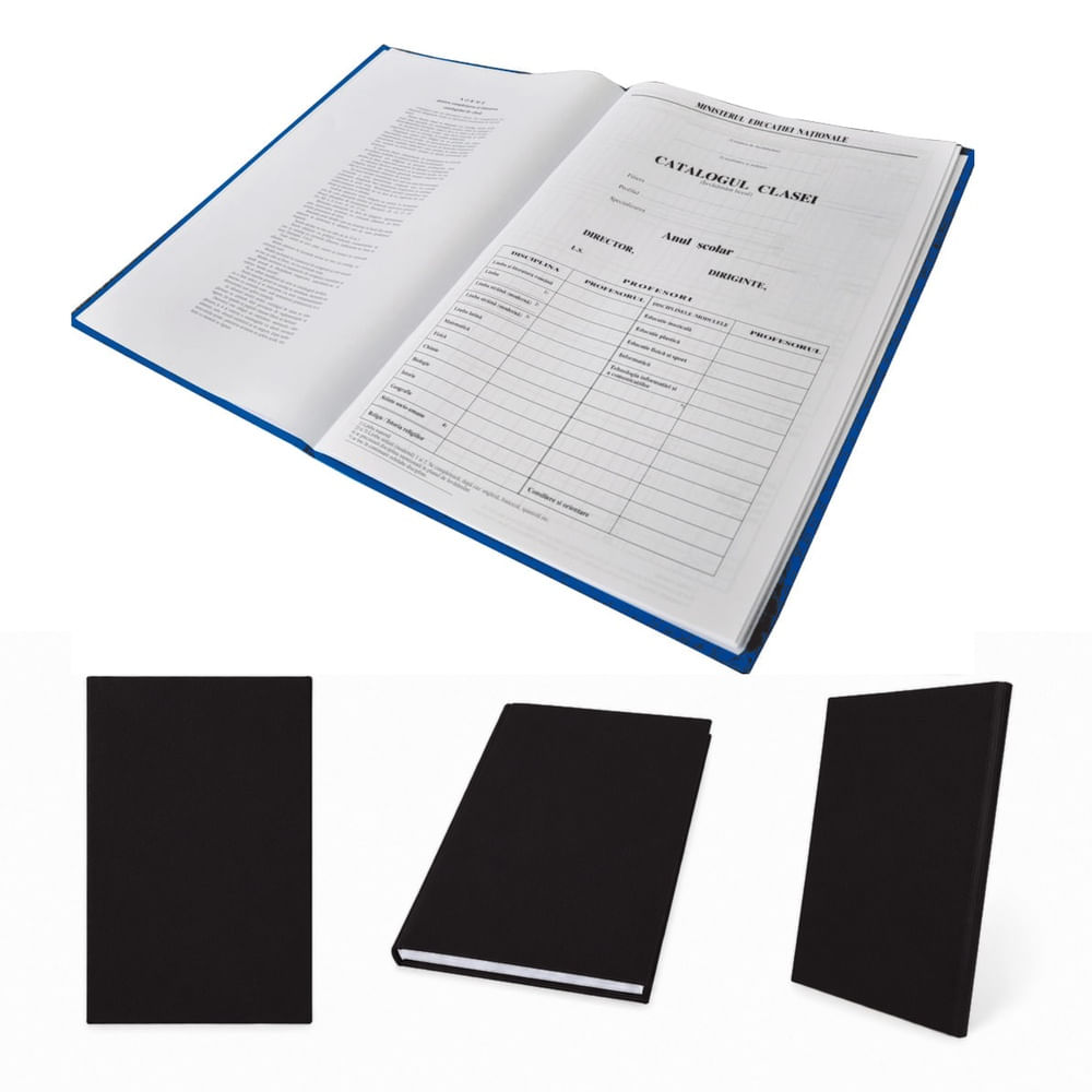 Catalog pentru învățământul liceal clasele IX-XII/XIII 39 elevi copertă imitație piele negru Catalog pentru învățământul liceal clasele IX-XII/XIII 39 elevi copertă imitație piele negru