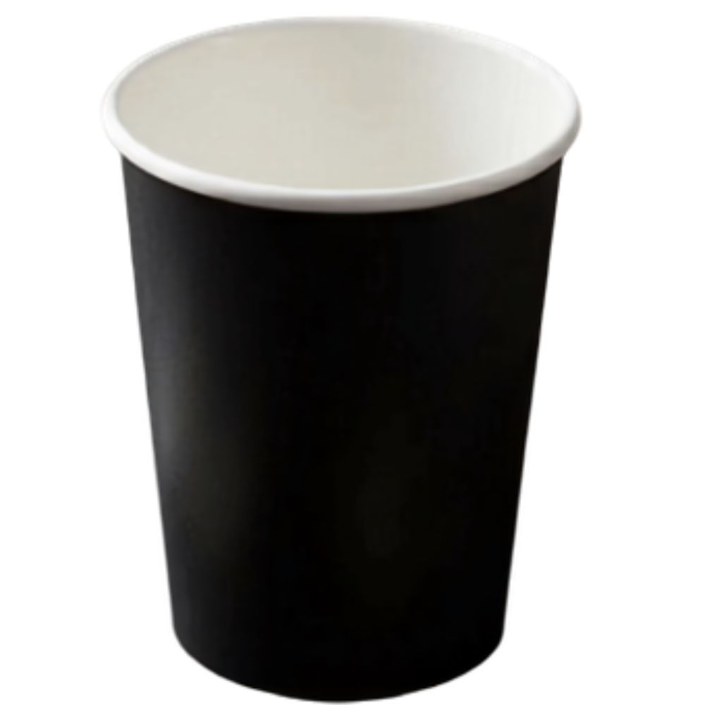 Pahare carton colorate reciclabile 200 ml 15 buc/set Pro Nappe Pahare carton colorate reciclabile 200 ml 15 buc/set Pro Nappe negru
