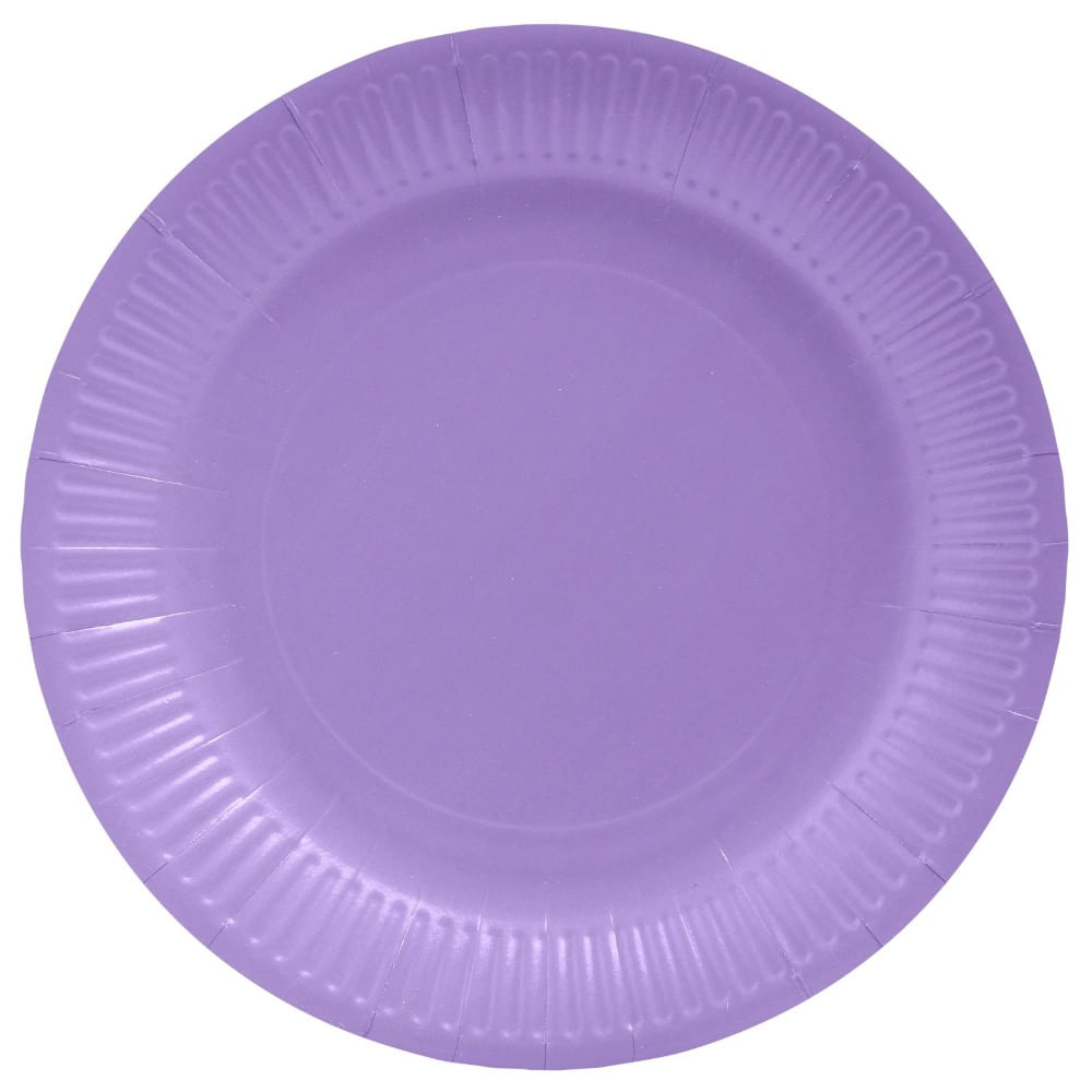 Farfurii carton colorate reciclabile 23 cm Pro Nappe Farfurii carton colorate reciclabile 23 cm Pro Nappe 20 buc/set lila
