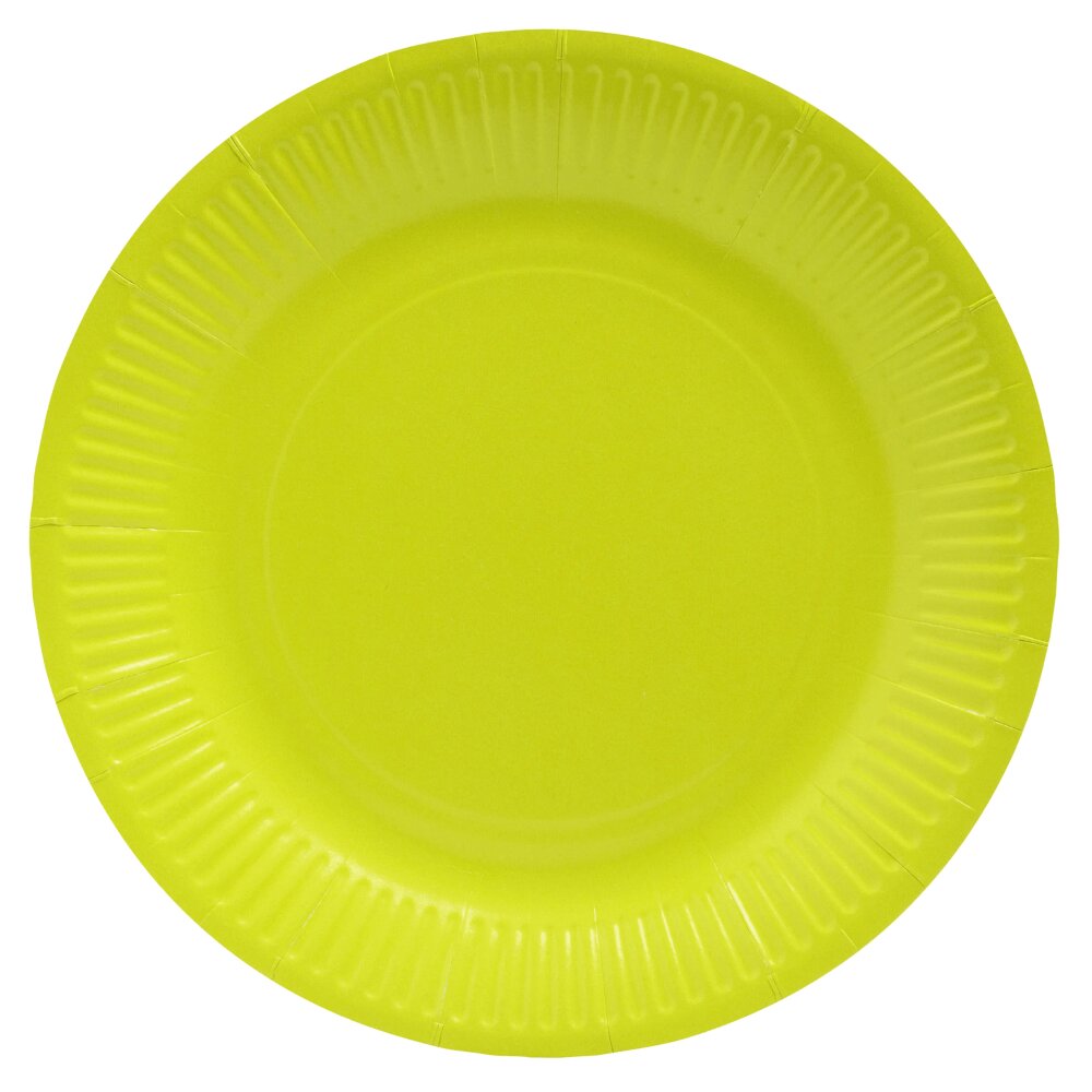 Farfurii carton colorate reciclabile 23 cm Pro Nappe Farfurii carton colorate reciclabile 23 cm Pro Nappe 20 buc/set verde