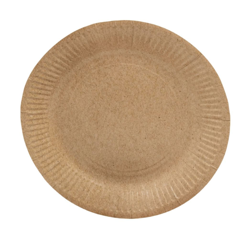 Farfurii carton colorate reciclabile 23 cm Pro Nappe Farfurii carton colorate reciclabile 23 cm Pro Nappe 20 buc/set bej