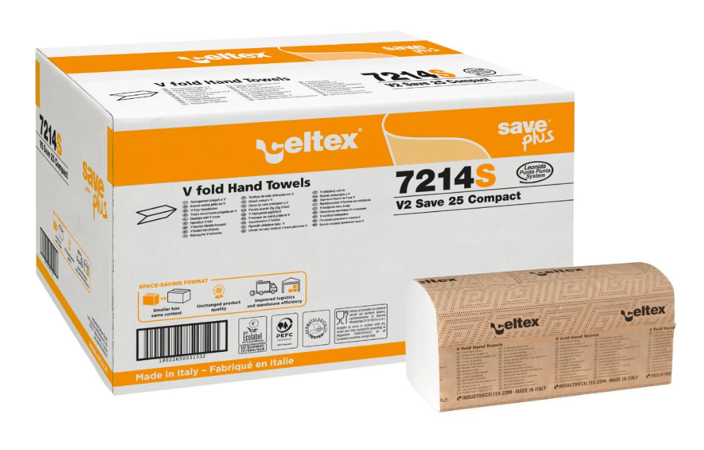 Șervețele pliate V albe 2 straturi 25 x 21 cm 250 buc/pachet Celtex Șervețele pliate V albe 2 straturi 25 x 21 cm 250 buc/pachet Celtex