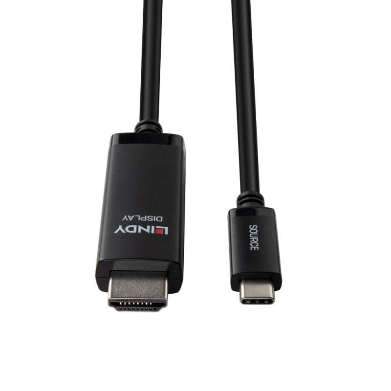 Cablu adaptor Lindy 1m USB C to HDMI Cablu adaptor Lindy 1m USB C to HDMI
